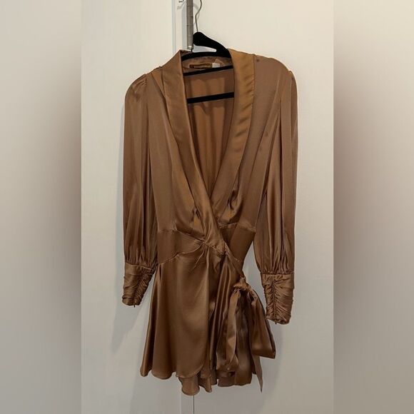 New Zimmermann wrap silk dress retail:$795+ #2 - Picture 4 of 7